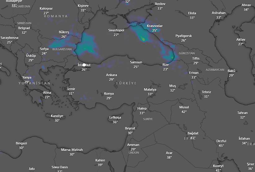 Meteoroloji'den Kastamonu, Çorum ve Çankırı'nın kuzeyi için sağanak uyarısı 13